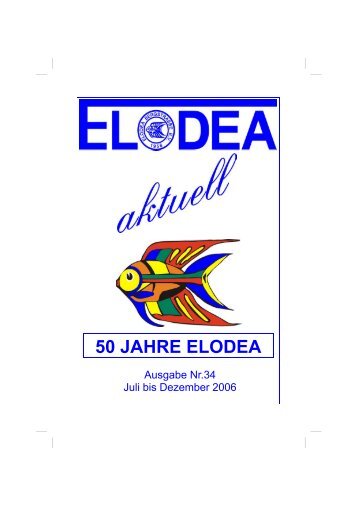 50 JAHRE ELODEA - Elodea Bergstrasse