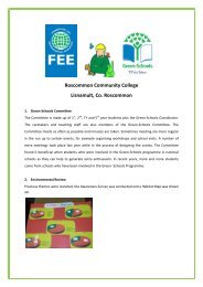Roscommon Community College - Green Schools Ireland