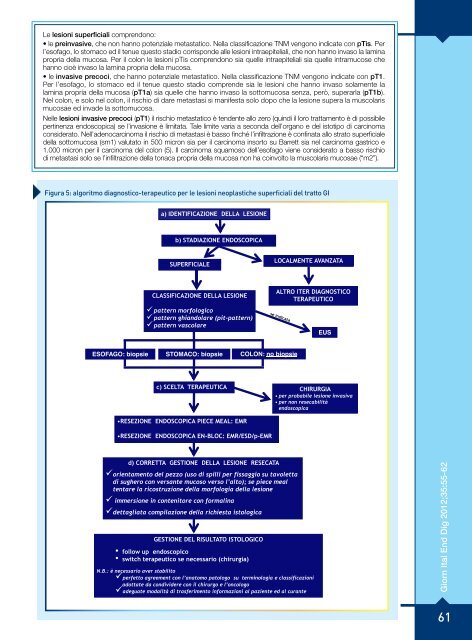 Resezione mucosa e dissezione sottomucosa - Sied