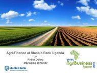 Agri-Finance at Stanbic Bank Uganda - EMRC