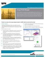 Energy Profile Manager - Cyme International