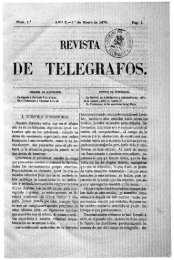 Revista de telÃ©grafos (1870 n.001) - Archivo Digital del COIT
