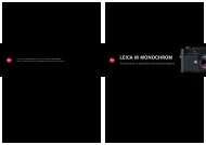 Brochure M Monochrom - Leica Camera AG