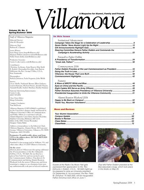 VN_SPR SUM_06 covers FINAL.indd - Villanova University