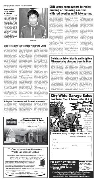Arlington - The McLeod County Chronicle