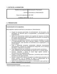 Administración Financiera II - Instituto Tecnológico de Aguascalientes