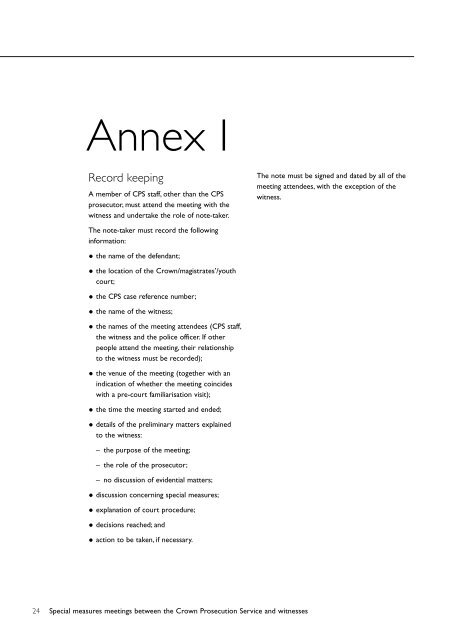 Special measures - Crown Prosecution Service