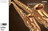 Yamaha Saxophones  - Ozwinds