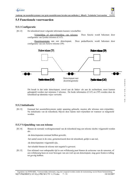 SPOORVRIJMELDING EN DOORRITREGISTRATIE ... - Infrabel