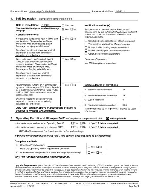 Community Assessment Report - Onsite Sewage Treatment ...