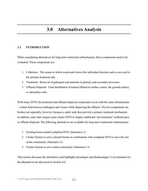 Community Assessment Report - Onsite Sewage Treatment ...