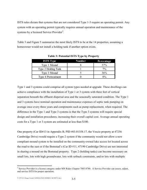 Community Assessment Report - Onsite Sewage Treatment ...