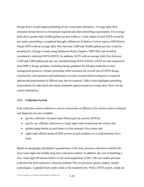 Community Assessment Report - Onsite Sewage Treatment ...