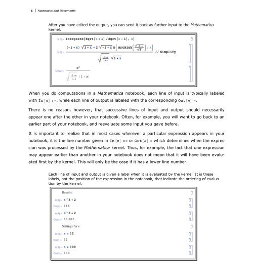 Mathematica Tutorial: Notebooks And Documents - Wolfram Research