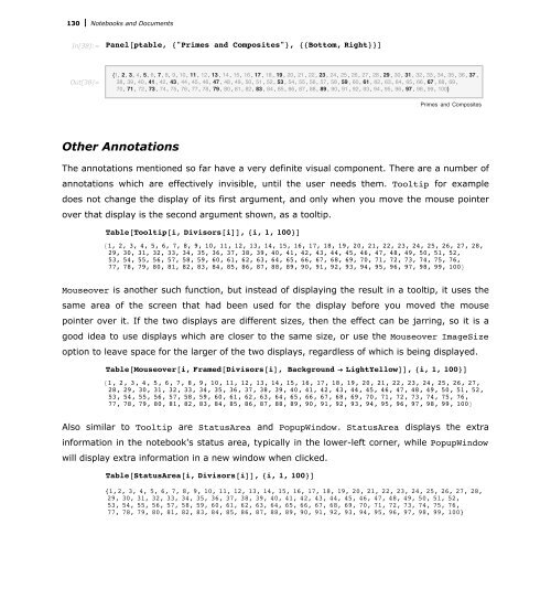 Mathematica Tutorial: Notebooks And Documents - Wolfram Research