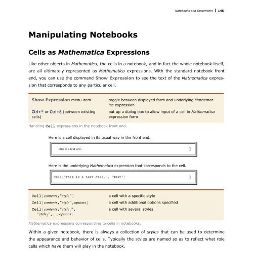 Mathematica Tutorial: Notebooks And Documents - Wolfram Research