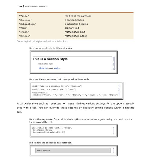 Mathematica Tutorial: Notebooks And Documents - Wolfram Research