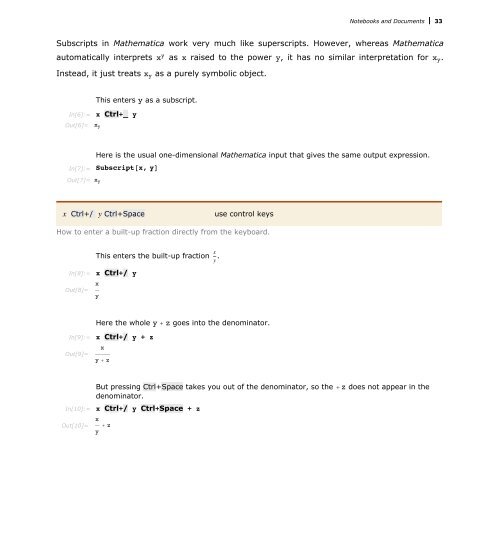 Mathematica Tutorial: Notebooks And Documents - Wolfram Research