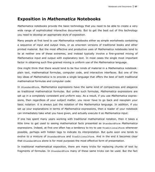 Mathematica Tutorial: Notebooks And Documents - Wolfram Research