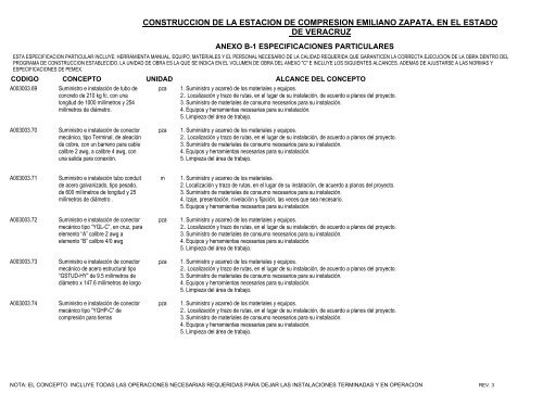 construccion de la estacion de compresion emiliano zapata, en el ...