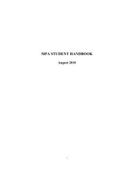 MPA Handbook - Mypage Web Server - Southern Illinois University