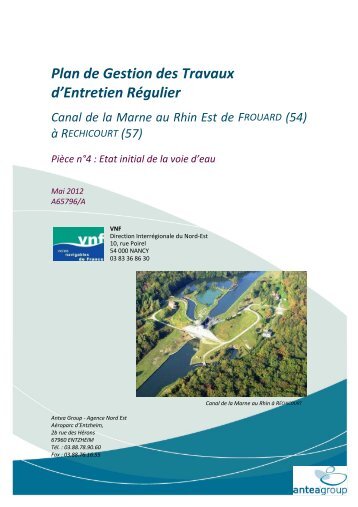 Plan de Gestion des Travaux d'Entretien RÃ©gulier - PrÃ©fecture de ...