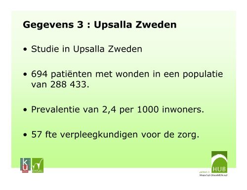 Prevalentie van wonden in Europa en België - HUBRUSSEL.net