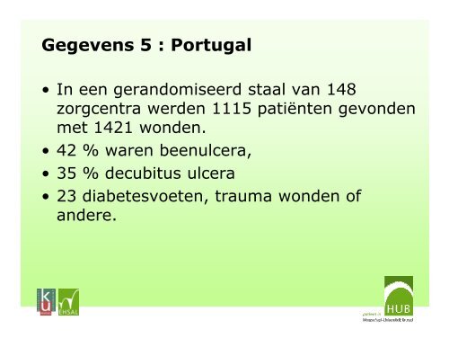 Prevalentie van wonden in Europa en België - HUBRUSSEL.net