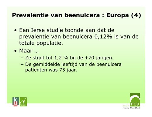 Prevalentie van wonden in Europa en België - HUBRUSSEL.net
