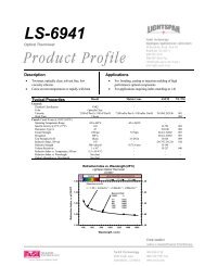 Data Sheet - Lightspan LS-6941