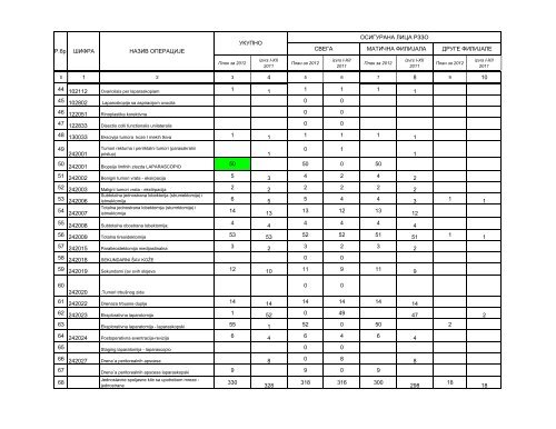 bolnica plan usluga i 2012