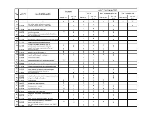 bolnica plan usluga i 2012