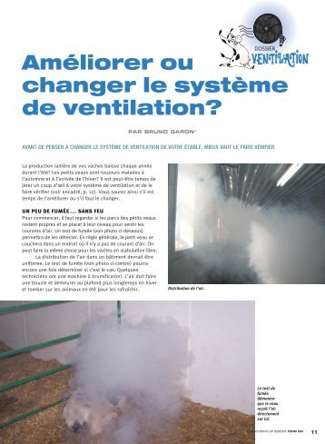 Améliorer ou changer le système de ventilation? - Fédération des ...