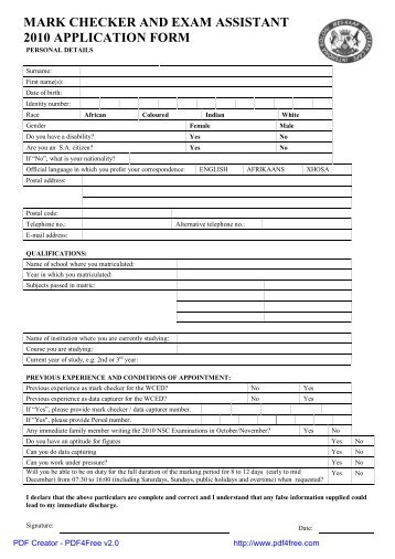 application form