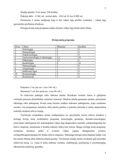 Vidaus ligos - VU Medicinos fakultetas - Vilniaus universitetas