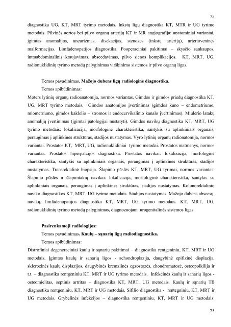 Vidaus ligos - VU Medicinos fakultetas - Vilniaus universitetas