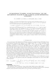 Jacobi-Stirling numbers, Jacobi polynomials, and the left-definite ...