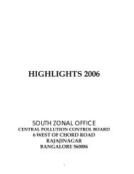 HIGHLIGHTS 2006 - Central Pollution Control Board