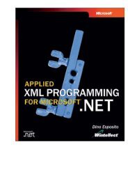 Applied XML Programming for Microsoft .NET.pdf - Csbdu.in