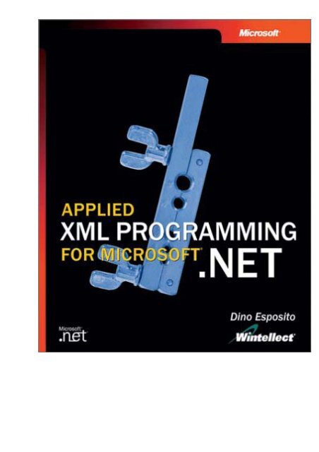 Applied XML Programming for Microsoft .NET.pdf - Csbdu.in