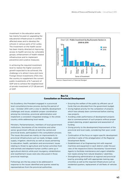 Annual Report 2010 - Ministry of Finance and Planning