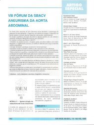 Fórum da Sbacv Aneurisma da Aorta Abdominal - Jornal Vascular ...