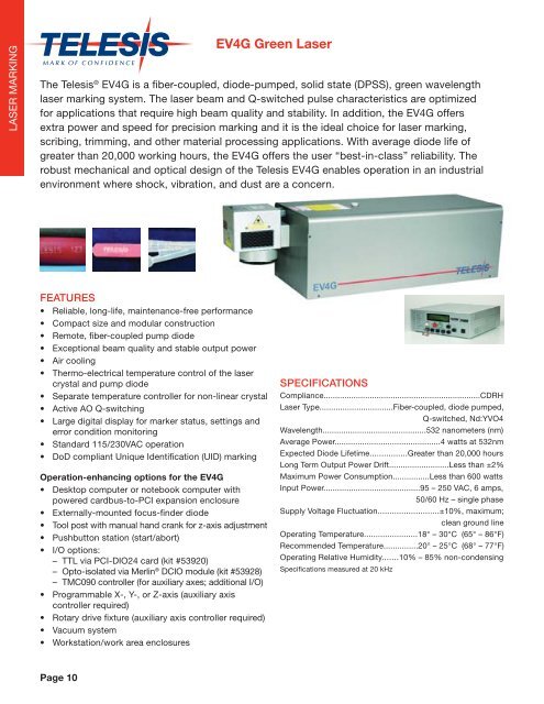 Product Guide - Telesis Technologies, Inc.