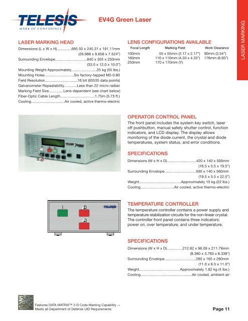 Product Guide - Telesis Technologies, Inc.