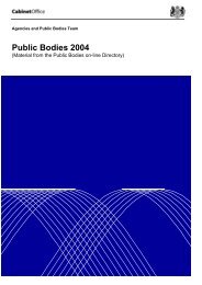 Public Bodies 2004 - Gov.uk