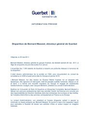 CommuniquÃ© de presse - Guerbet