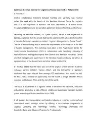 Polytechnic Of Namibia Annual Report 2011