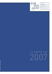 Lo IUFFP nel 2007 - EHB