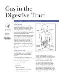 Gas in the Digestive Tract - National Digestive Diseases Information ...