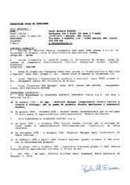 CURRICULUM VITAE ET STUDIORUM DATI ... - CittÃ  di Seriate